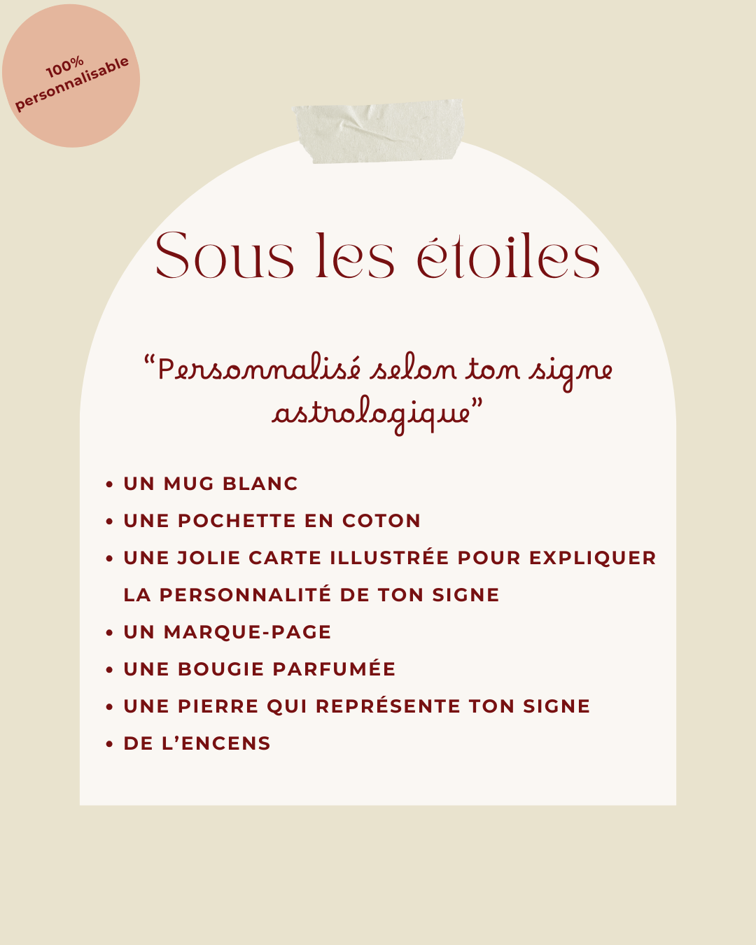 Coffret cadeau personnalisé Astrologie