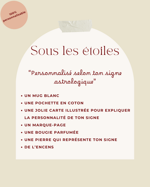Coffret cadeau personnalisé Astrologie