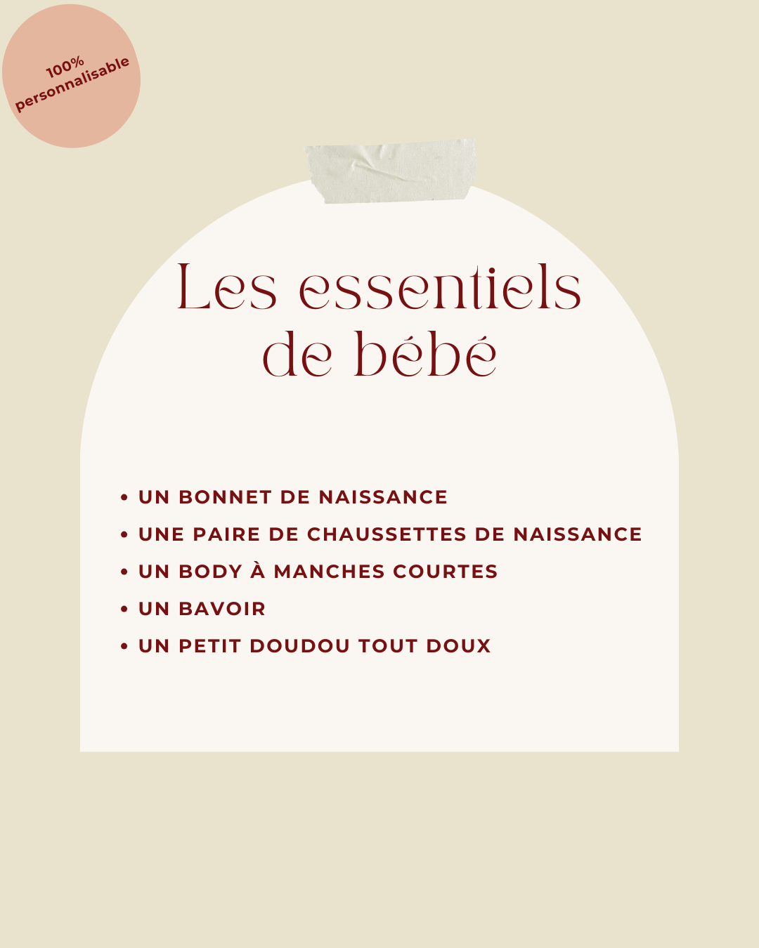 Coffret cadeau personnalisé Naissance