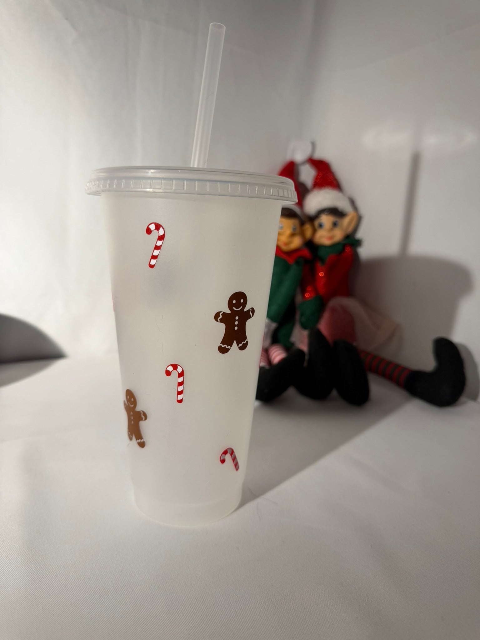 Gobelet avec paille de Noël - Cadeau de Fin d’Année