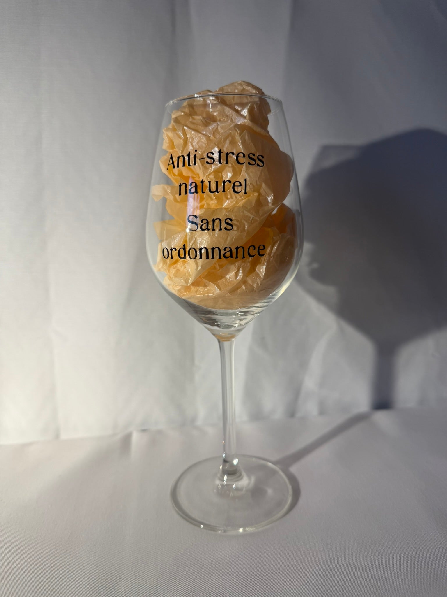 Verre à vin anti-stress - Cadeau Original