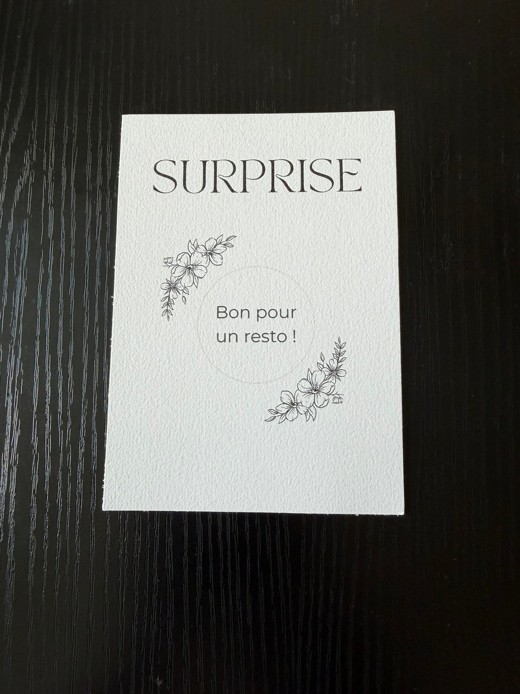 Carte à gratter ANNIVERSAIRE - Cadeau Attentionné