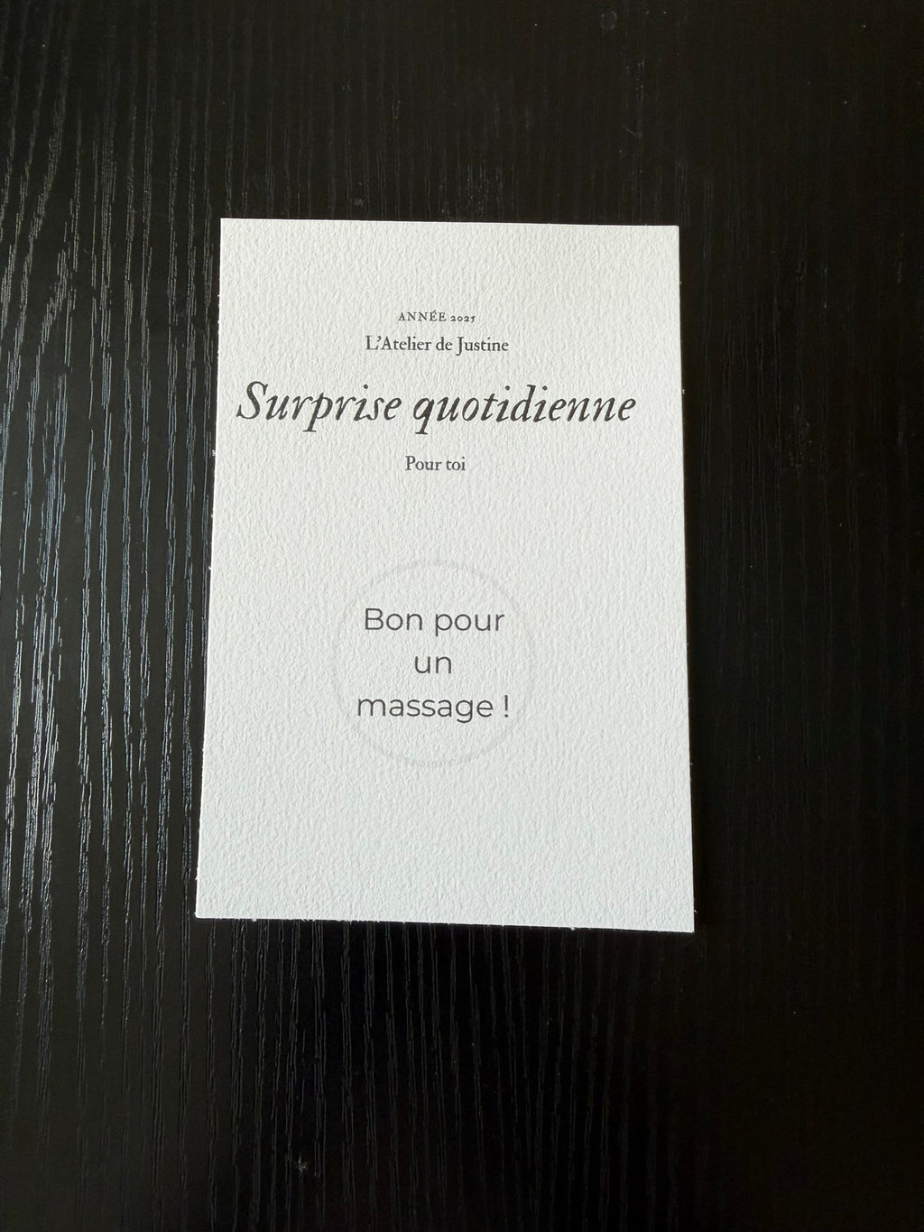 Carte à gratter SURPRISE QUOTIDIENNE - Petite Attention