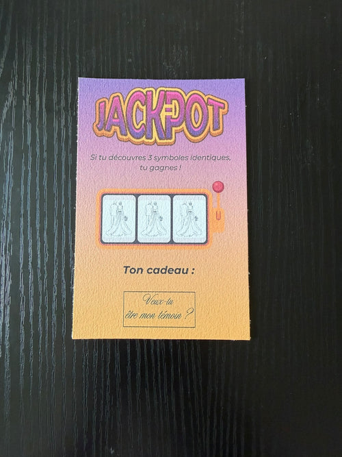 Carte à gratter MARIAGE - Pour Créer un Souvenir Inoubliable