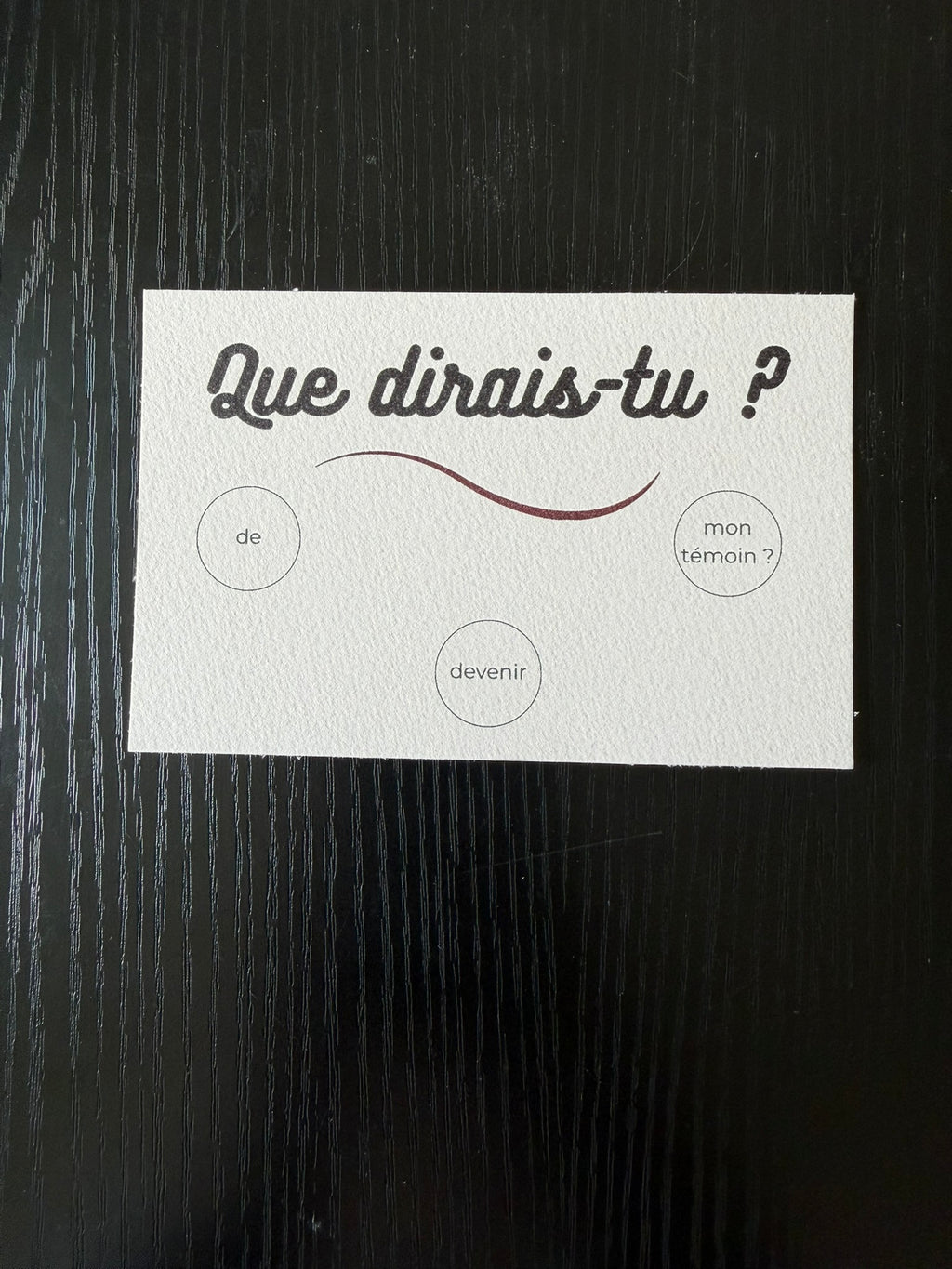 Carte à gratter MARIAGE - Pour Créer un Souvenir Inoubliable