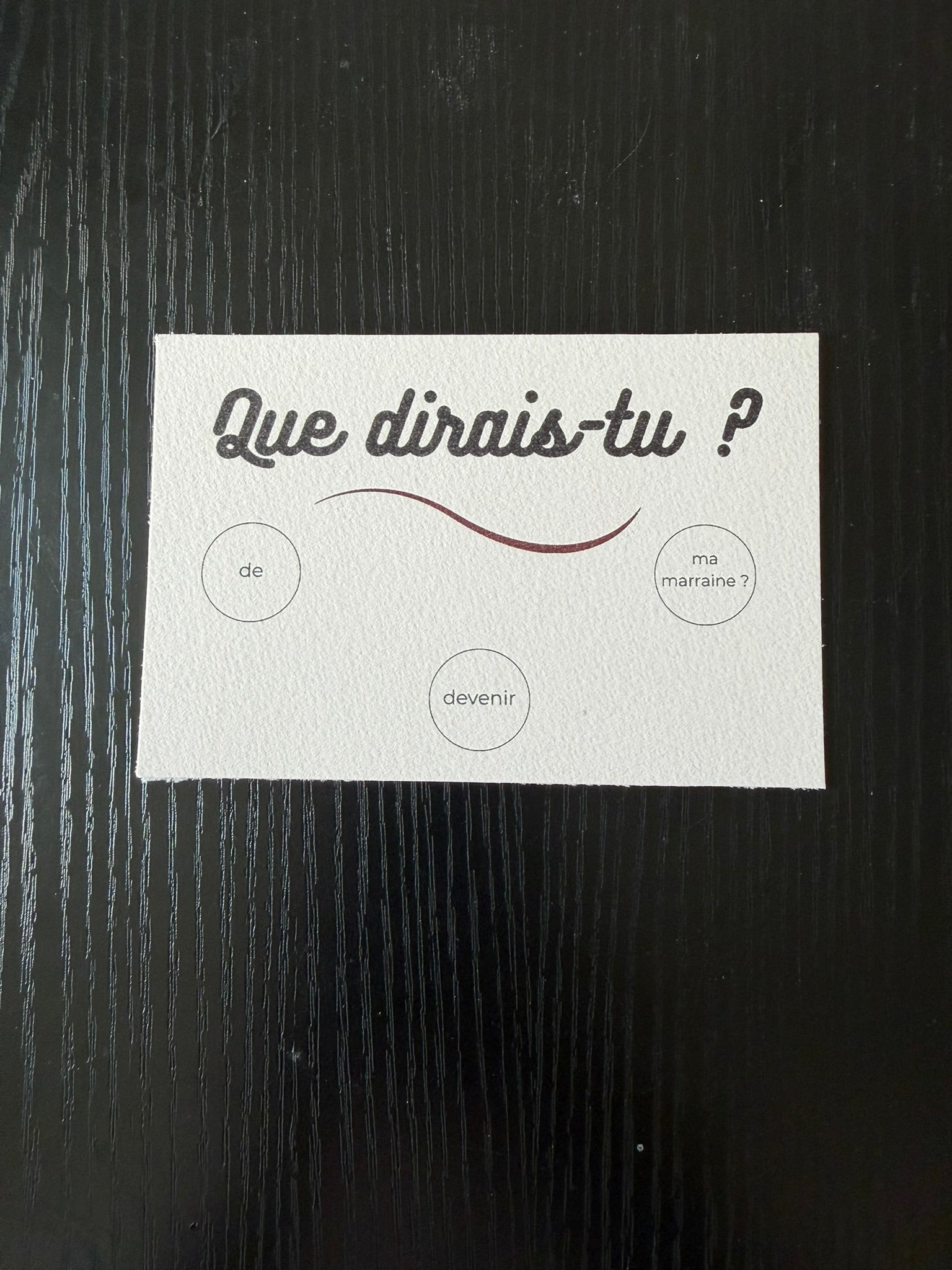 Carte à gratter GROSSESSE - Idéal à Offrir