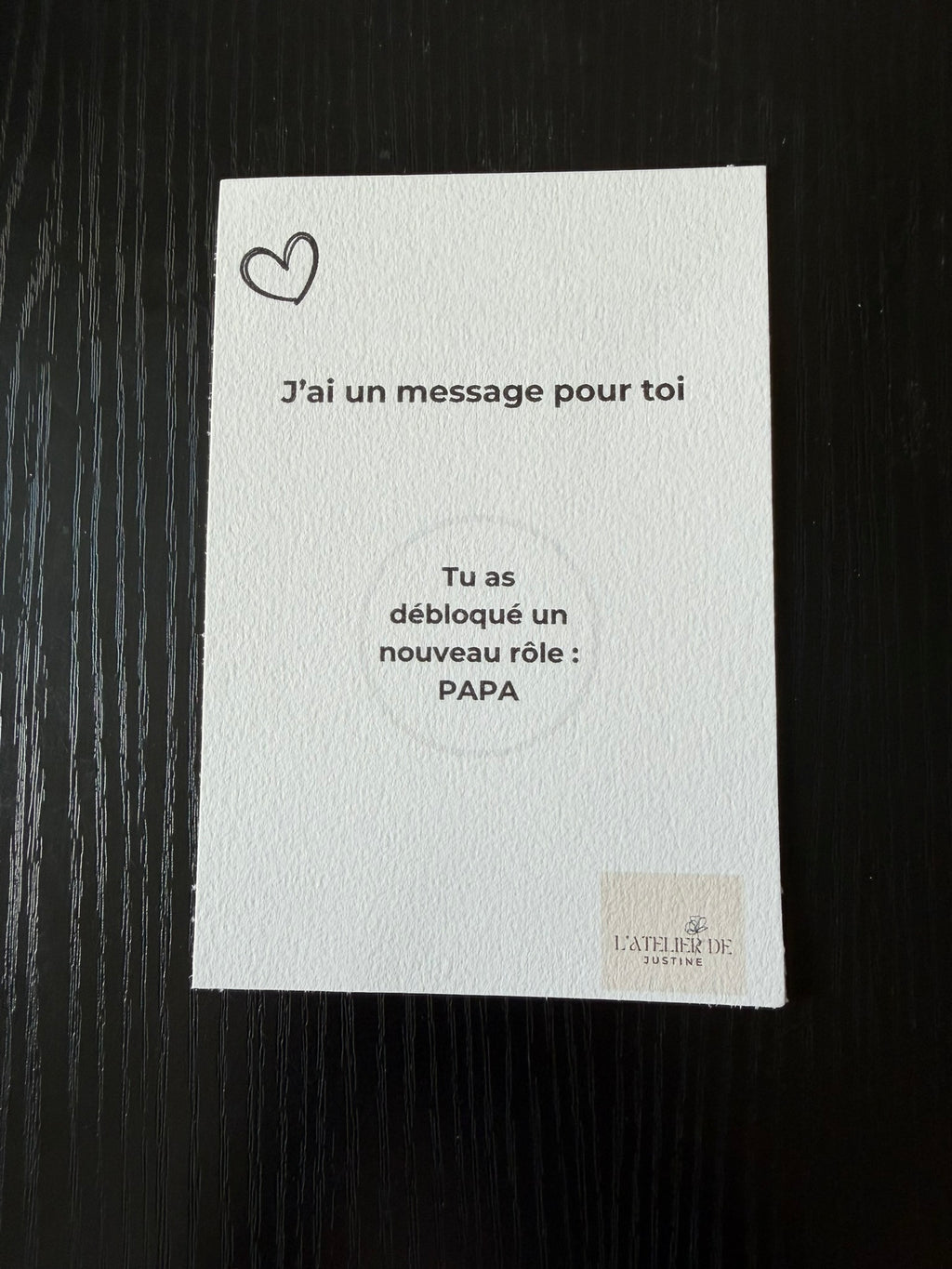 Carte à gratter GROSSESSE - Idéal à Offrir