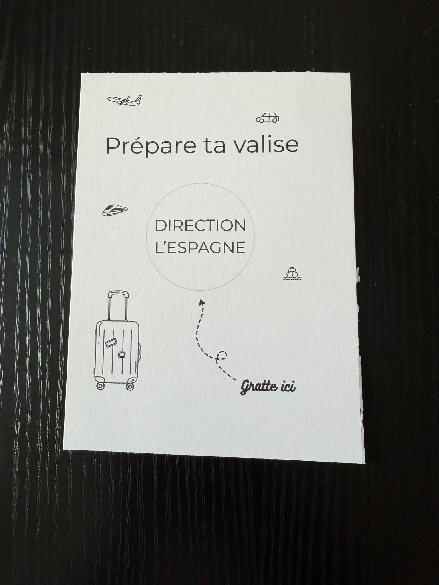 Carte à gratter VOYAGE - Un Cadeau Qui a du Sens