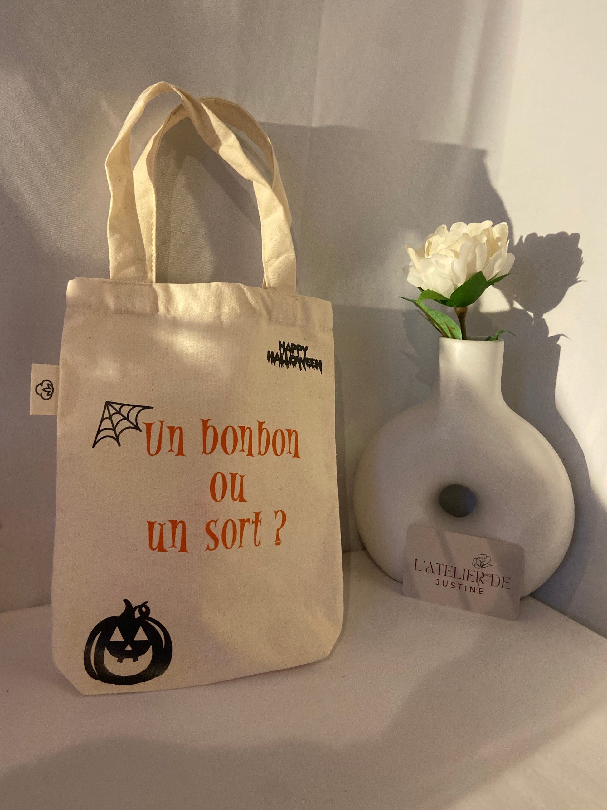 Sac cadeau personnalisé Halloween
